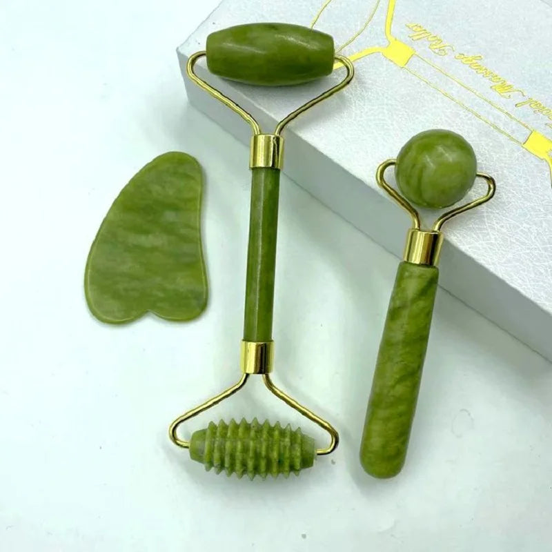Natural Stone Gua Sha Massager Relieve Stress Remove Wrinkles Eye Puffiness for Woman Man Skin Care